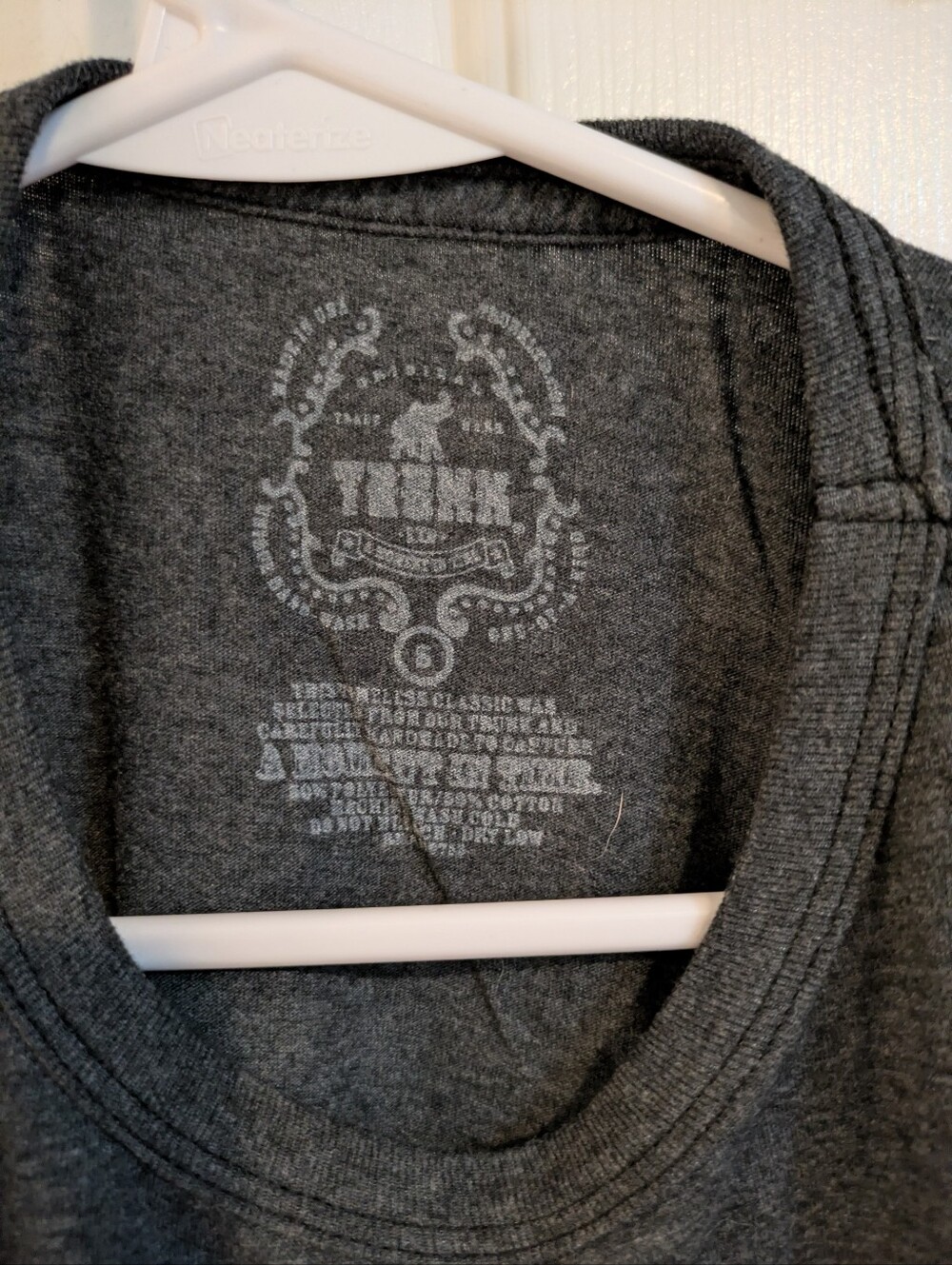 TNA Men's Charcoal Short-Sleeve Tee with Red Depeche Mode Graphic - Picture 3 of 3